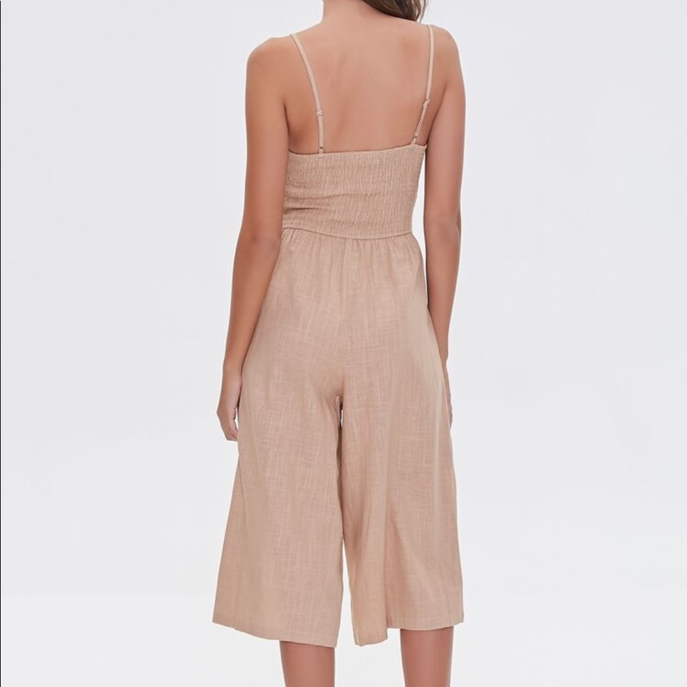 NWT Knotted Cutout Culotte Jumpsuit - Picture 4 of 8